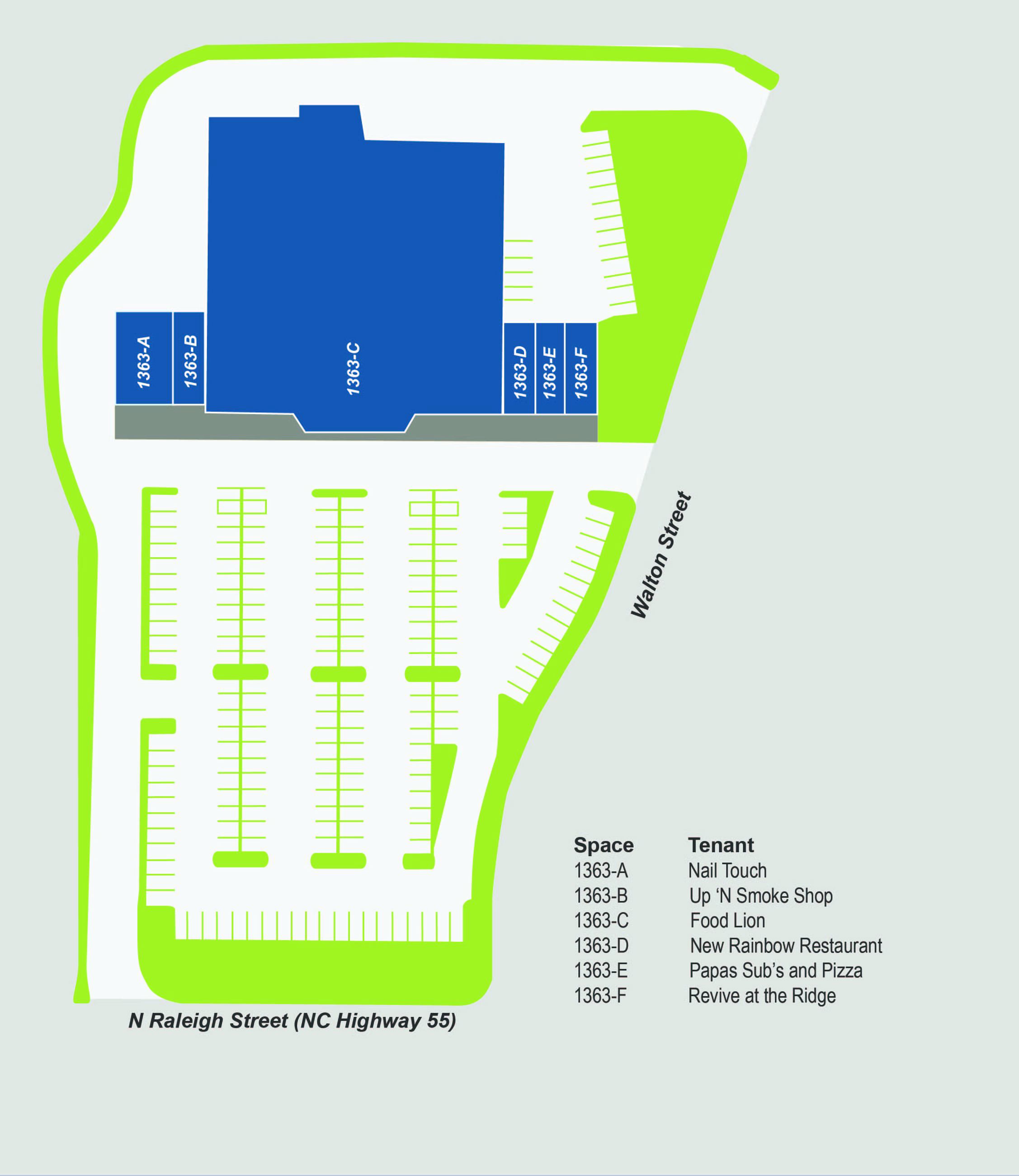 Collins Plaza Site Map